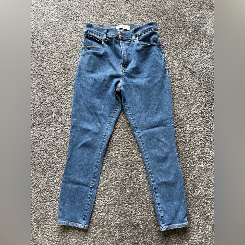 Abercrombie & Fitch Super Skinny Ankle High Rise